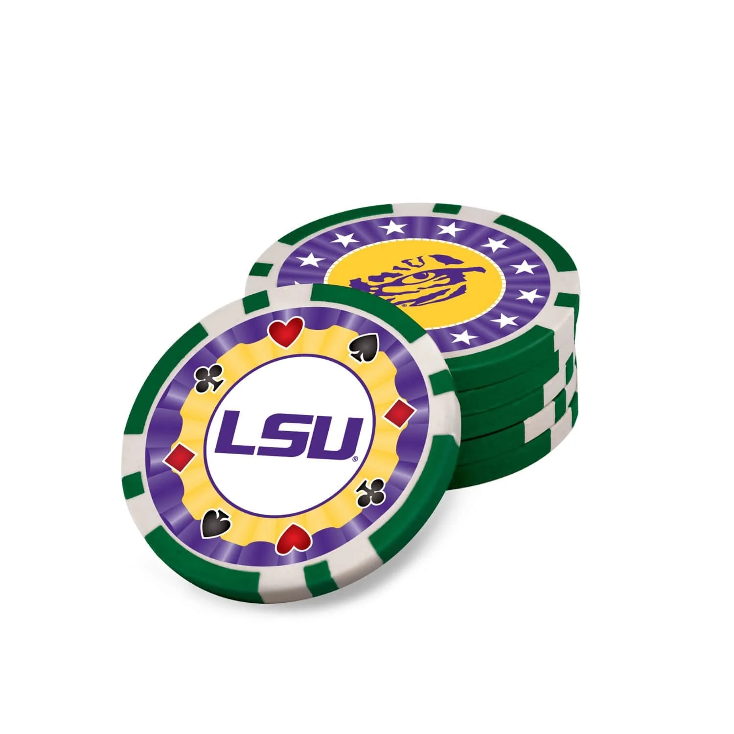 LSU Tigers 300 Piece Poker Set - Image 4