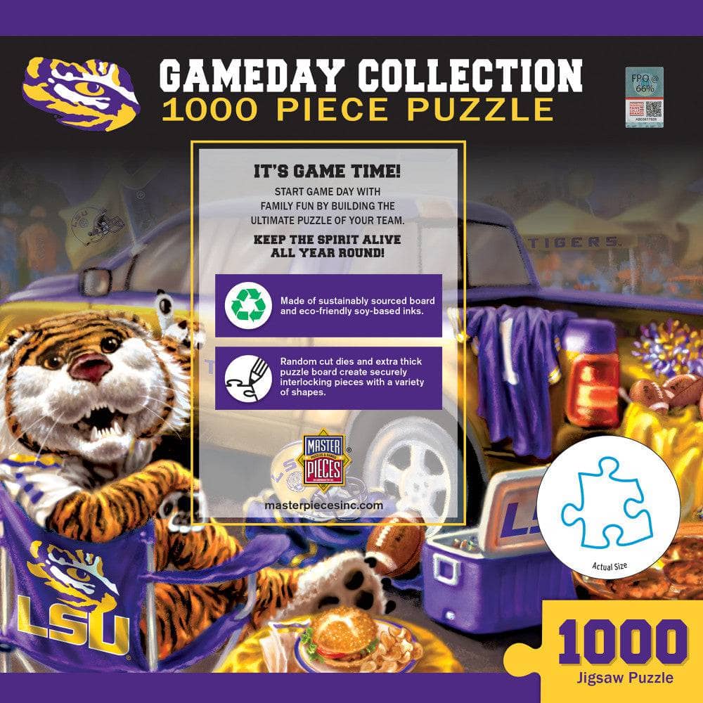 LSU Tigers - Gameday 1000 Piece Jigsaw Puzzle - Image 3