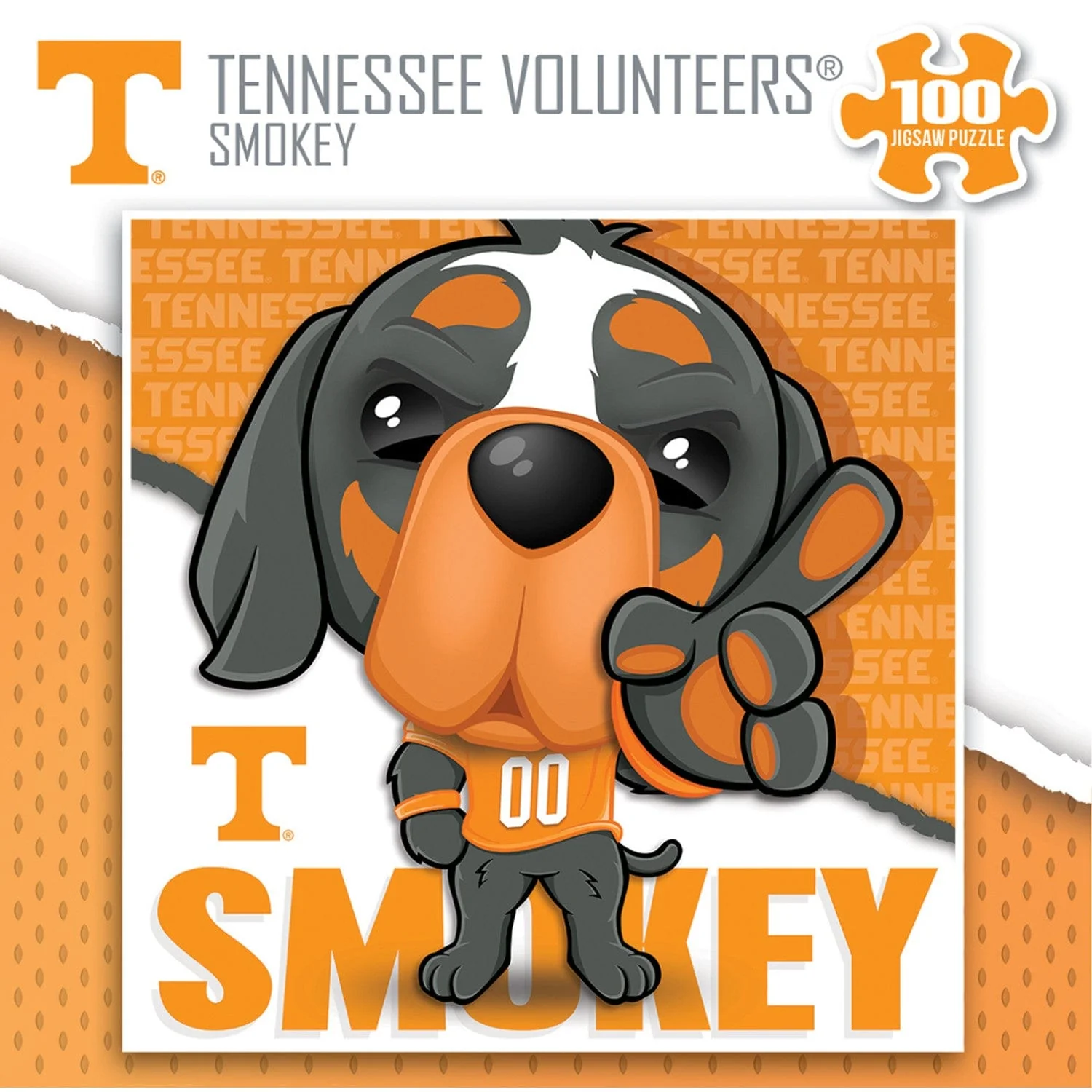 Tennessee Volunteers - NCAA Mascot 100 Piece Jigsaw Puzzle - Image 3