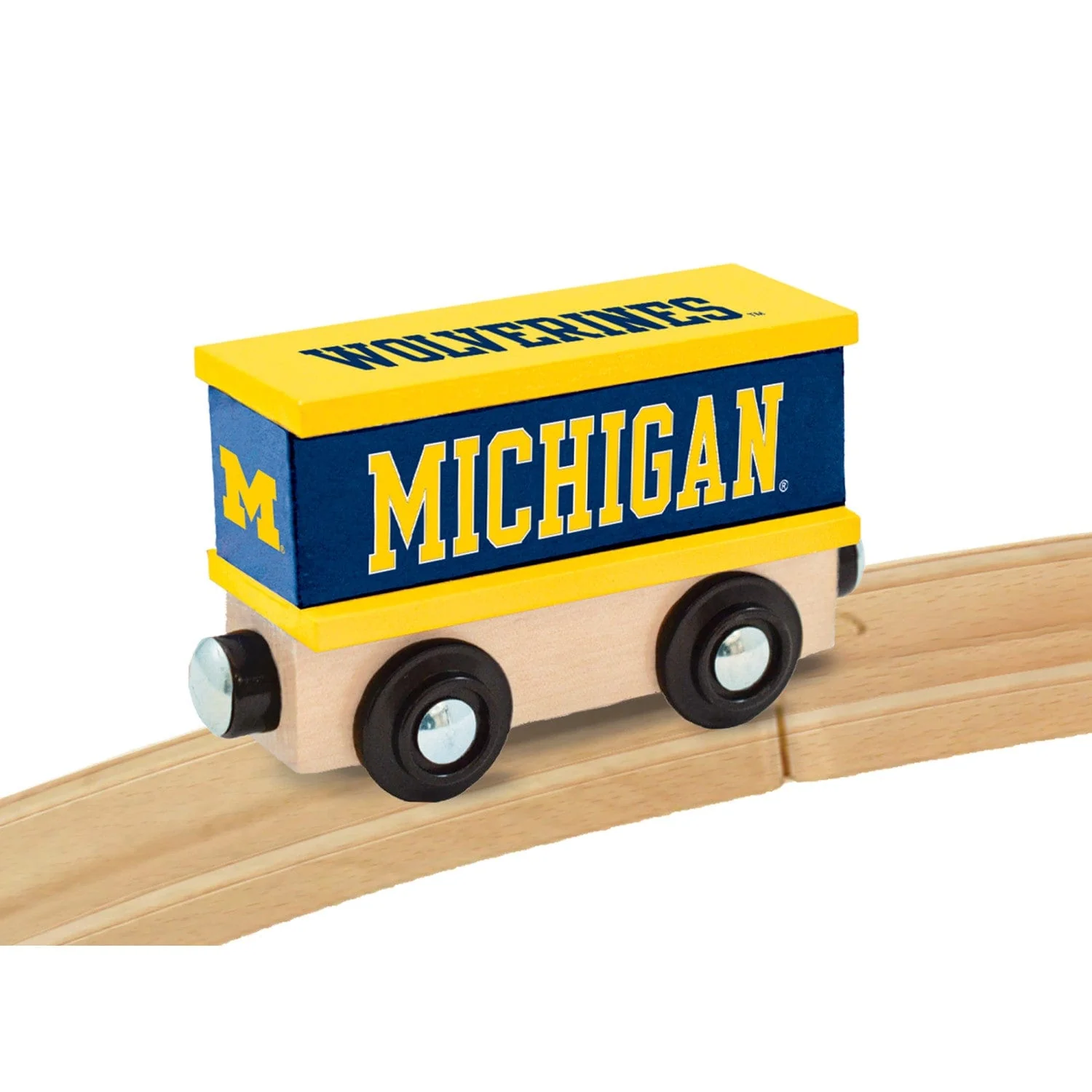 Michigan Wolverines Toy Train Box Car - Image 4