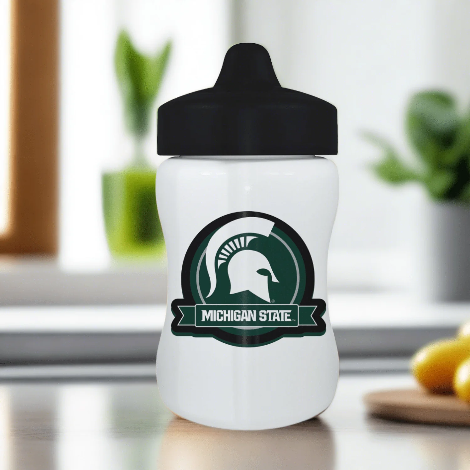 Michigan State Spartans Sippy Cup - Image 3