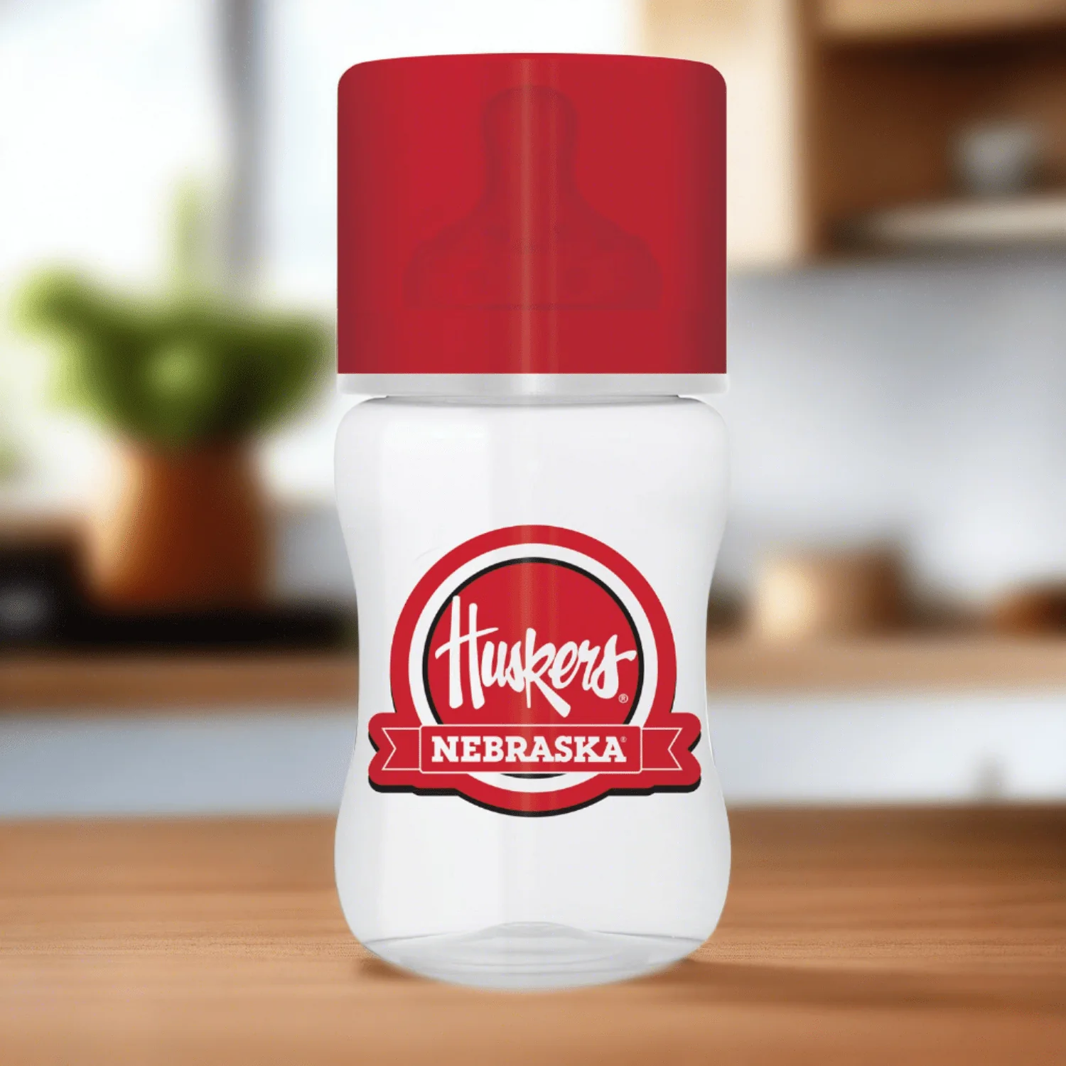 Nebraska Cornhuskers - Baby Bottle 9oz - Image 2