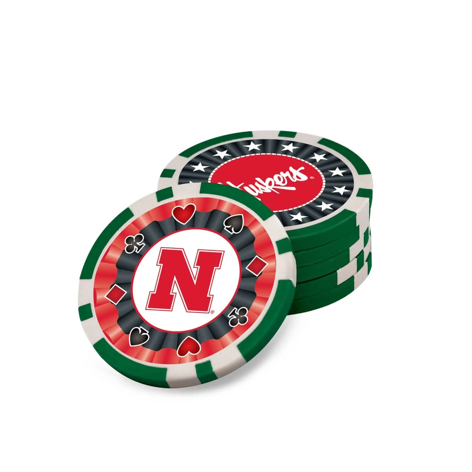 Nebraska Cornhuskers 300 Piece Poker Set - Image 4