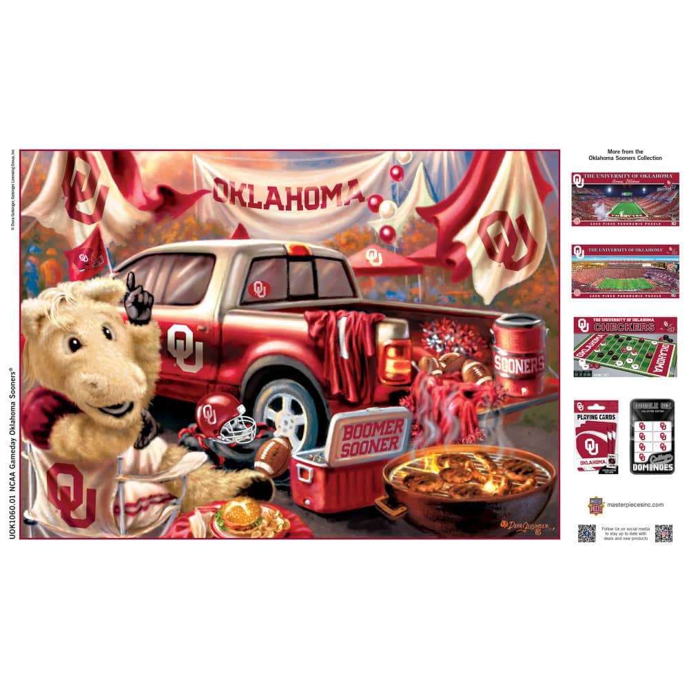 Oklahoma Sooners - Gameday 1000 Piece Jigsaw Puzzle - Image 4
