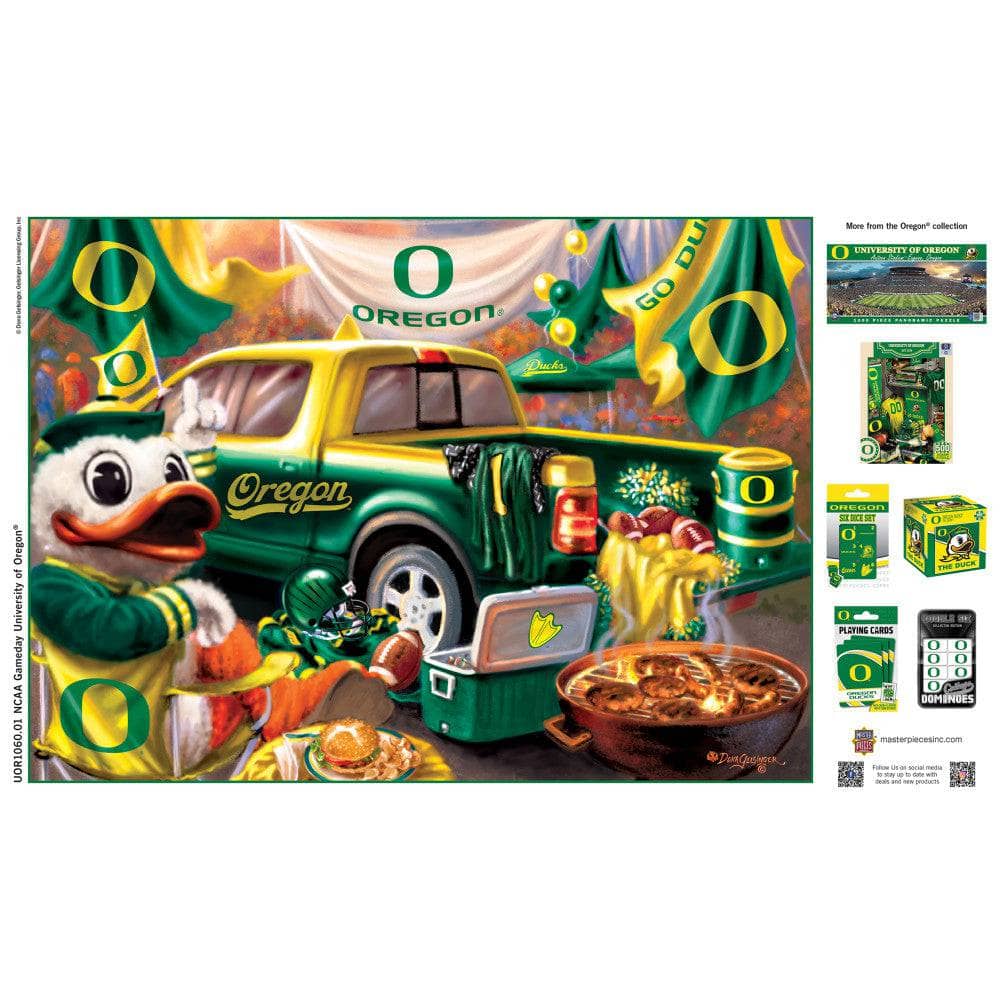 Oregon Ducks - Gameday 1000 Piece Jigsaw Puzzle - Image 4