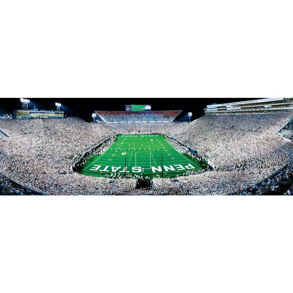 Penn State Nittany Lions - 1000 Piece Panoramic Jigsaw Puzzle - End View - Image 2