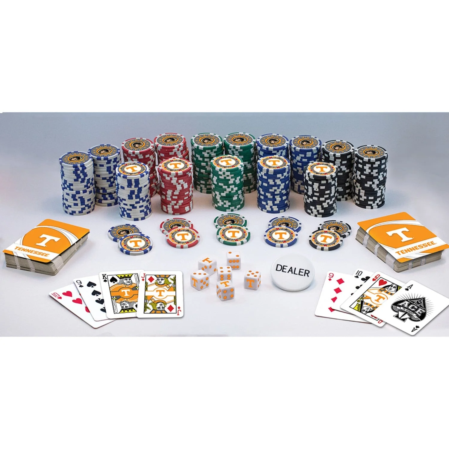 Tennessee Volunteers 300 Piece Poker Set - Image 2