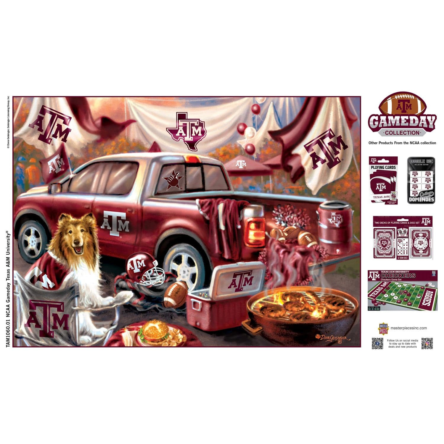 Texas A&M Aggies - Gameday 1000 Piece Jigsaw Puzzle - Image 4