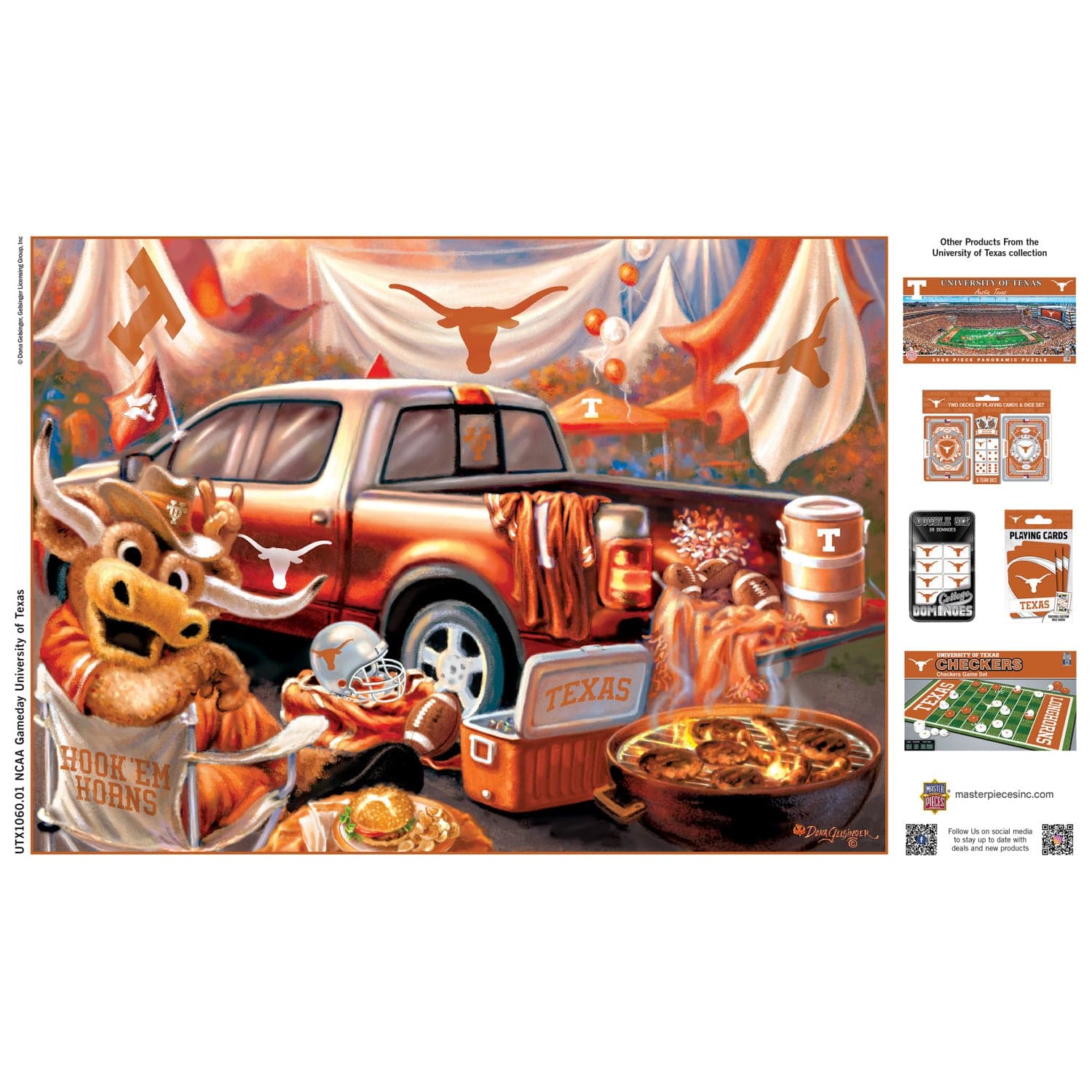 Texas Longhorns - Gameday 1000 Piece Jigsaw Puzzle - Image 4