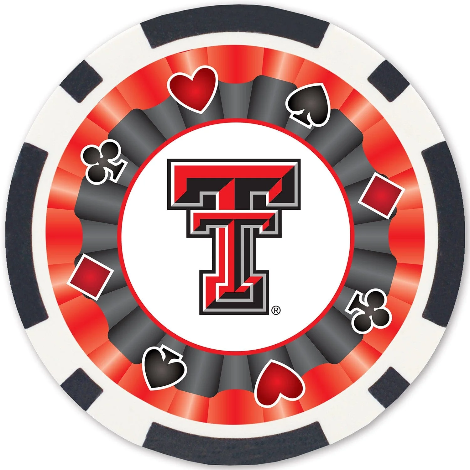 Texas Tech Red Raiders 100 Piece Poker Chips - Image 2
