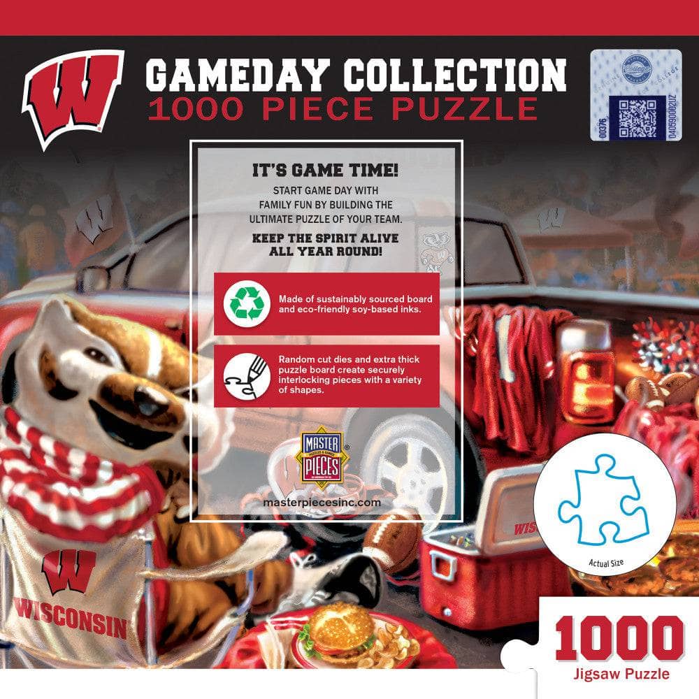 Wisconsin Badgers - Gameday 1000 Piece Jigsaw Puzzle - Image 3