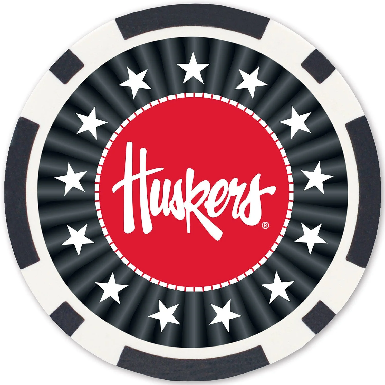 Nebraska Cornhuskers 100 Piece Poker Chips - Image 3
