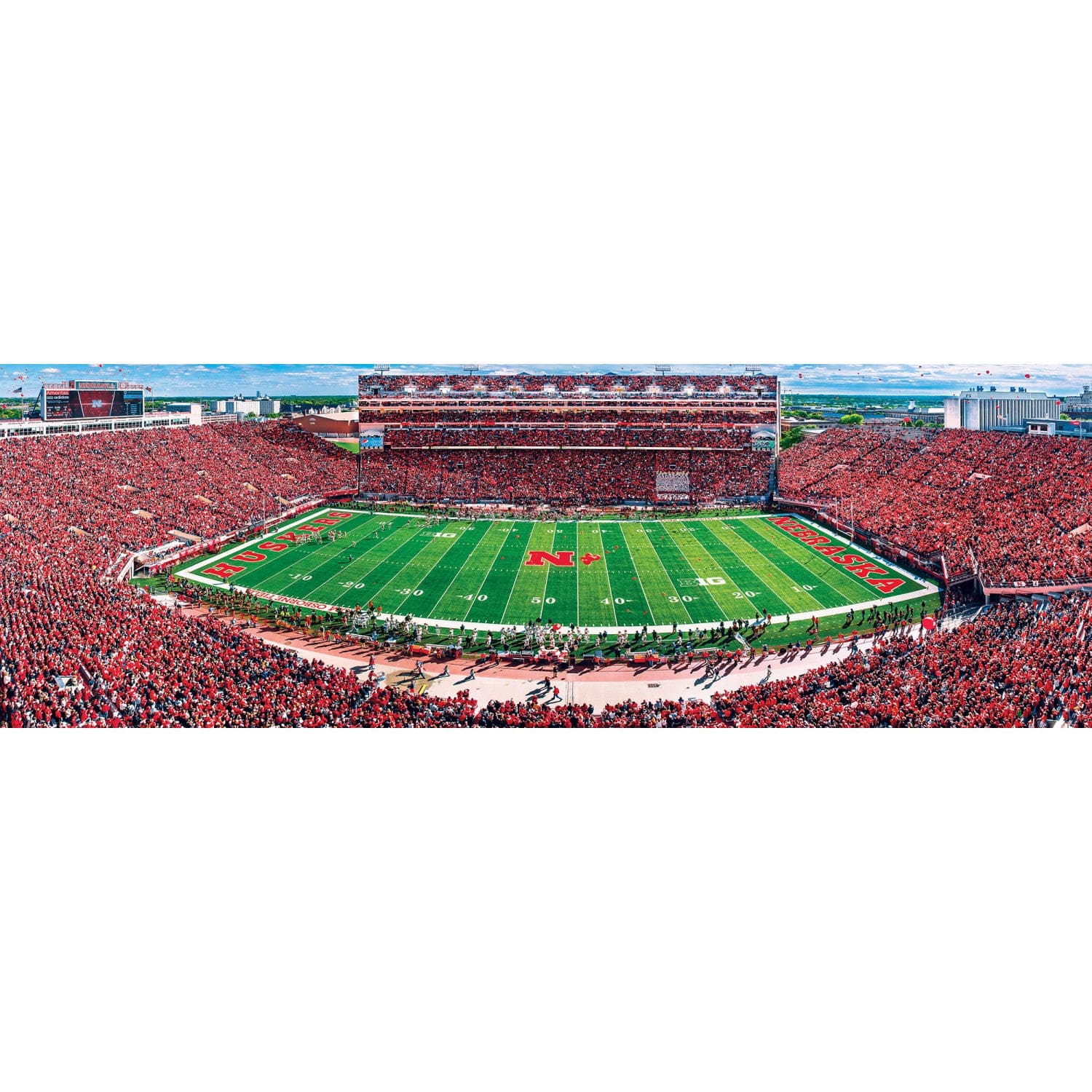 Nebraska Cornhuskers - 1000 Piece Panoramic Jigsaw Puzzle - Image 2