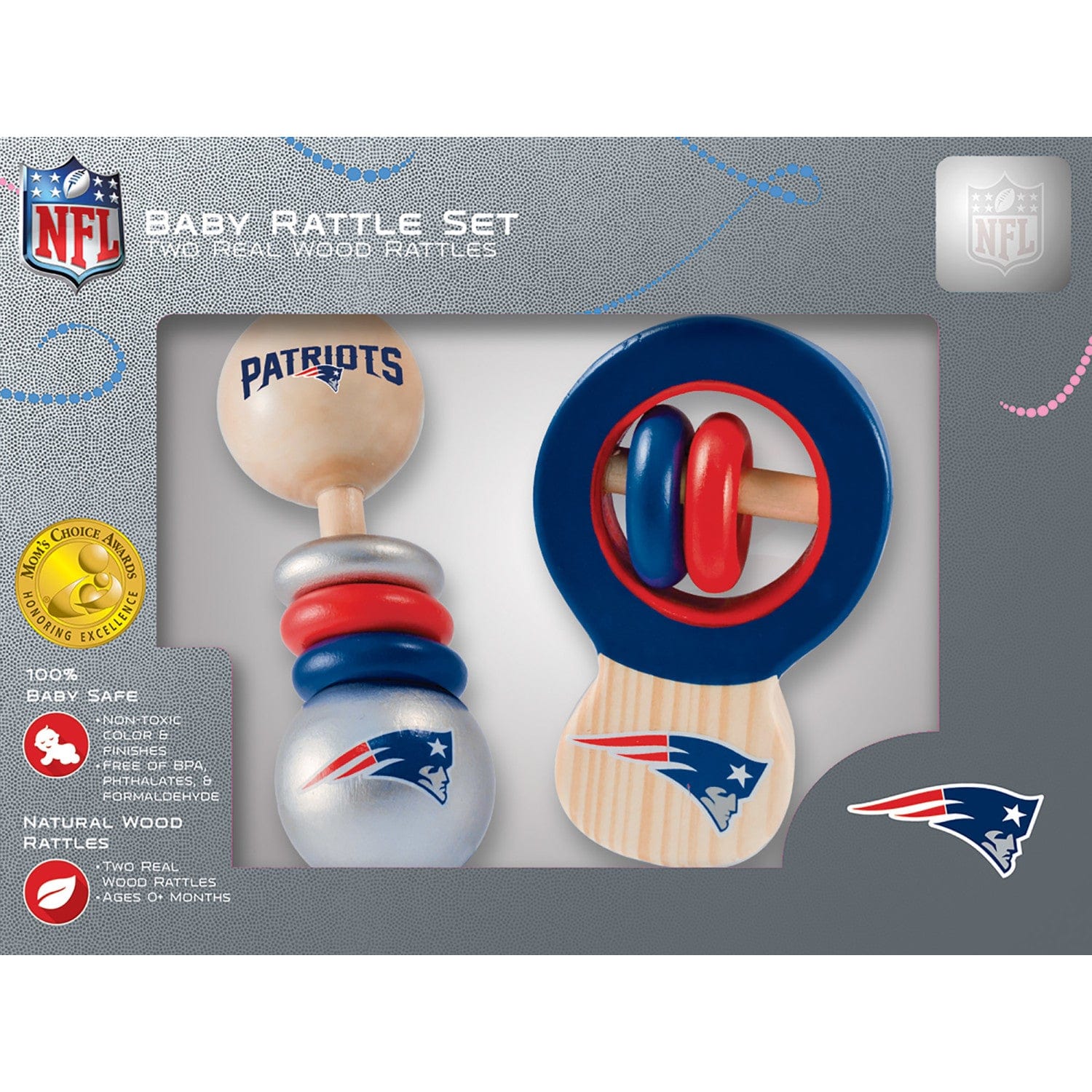 New England Patriots - Baby Rattles 2-Pack - Image 2