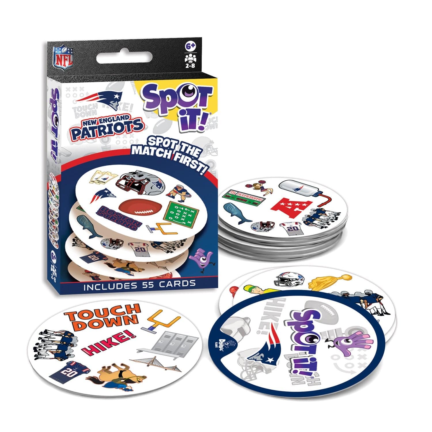 New England Patriots Spot It! Card Game - Image 2