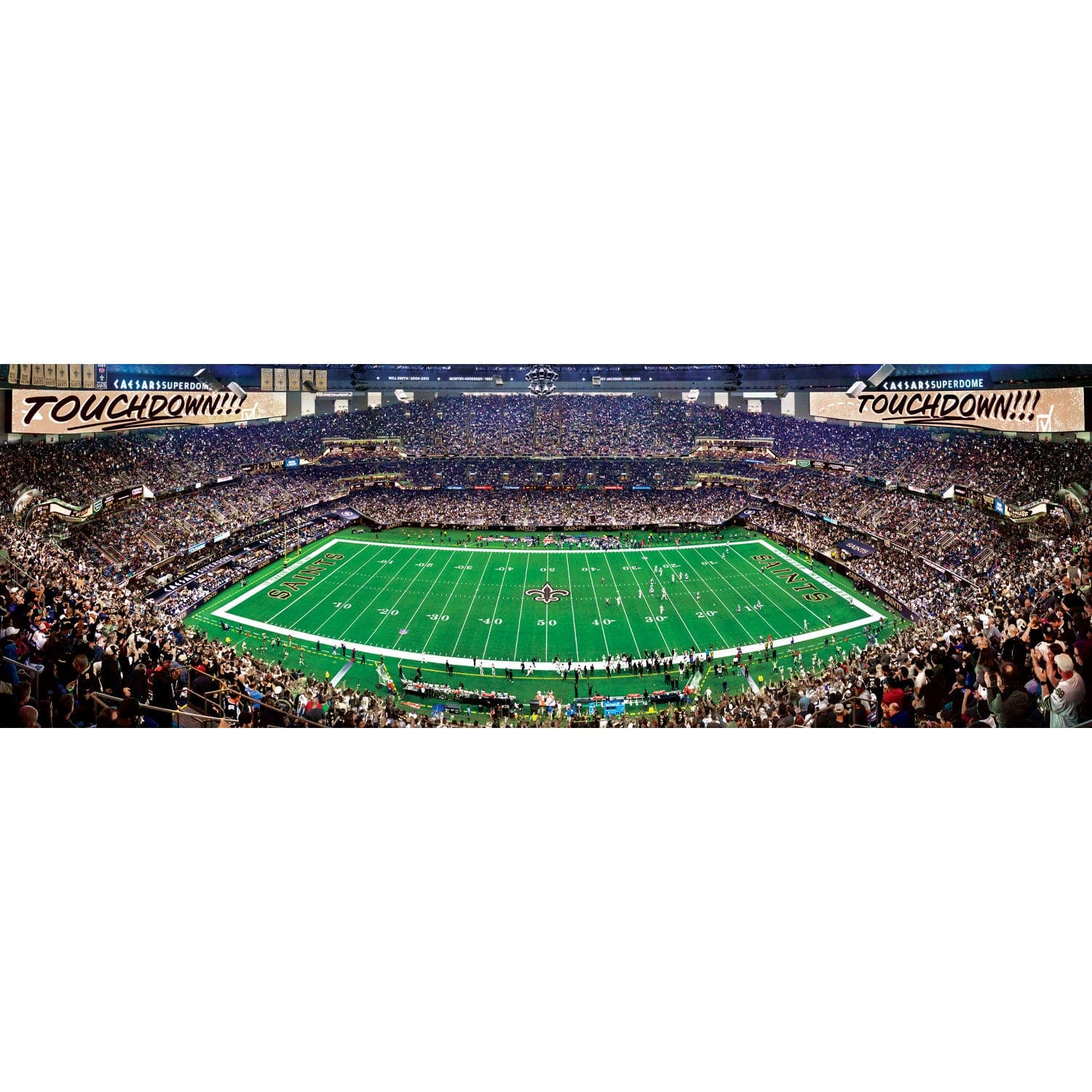 New Orleans Saints - 1000 Piece Panoramic Jigsaw Puzzle - Image 2