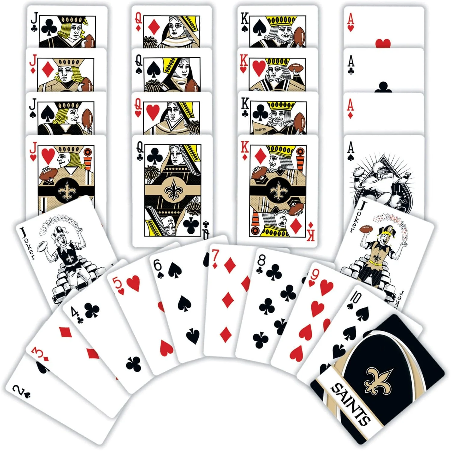 New Orleans Saints Playing Cards - 54 Card Deck - Image 2