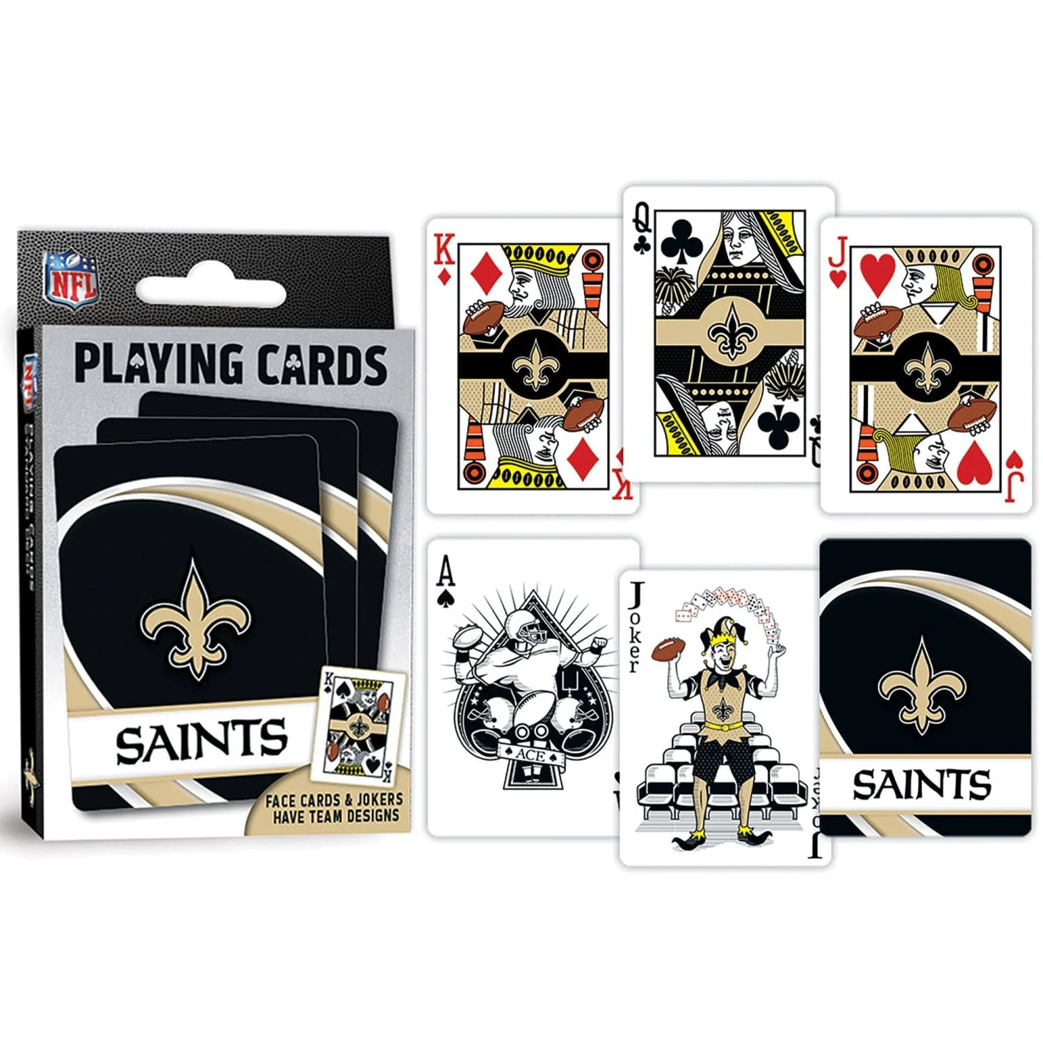 New Orleans Saints Playing Cards - 54 Card Deck - Image 3