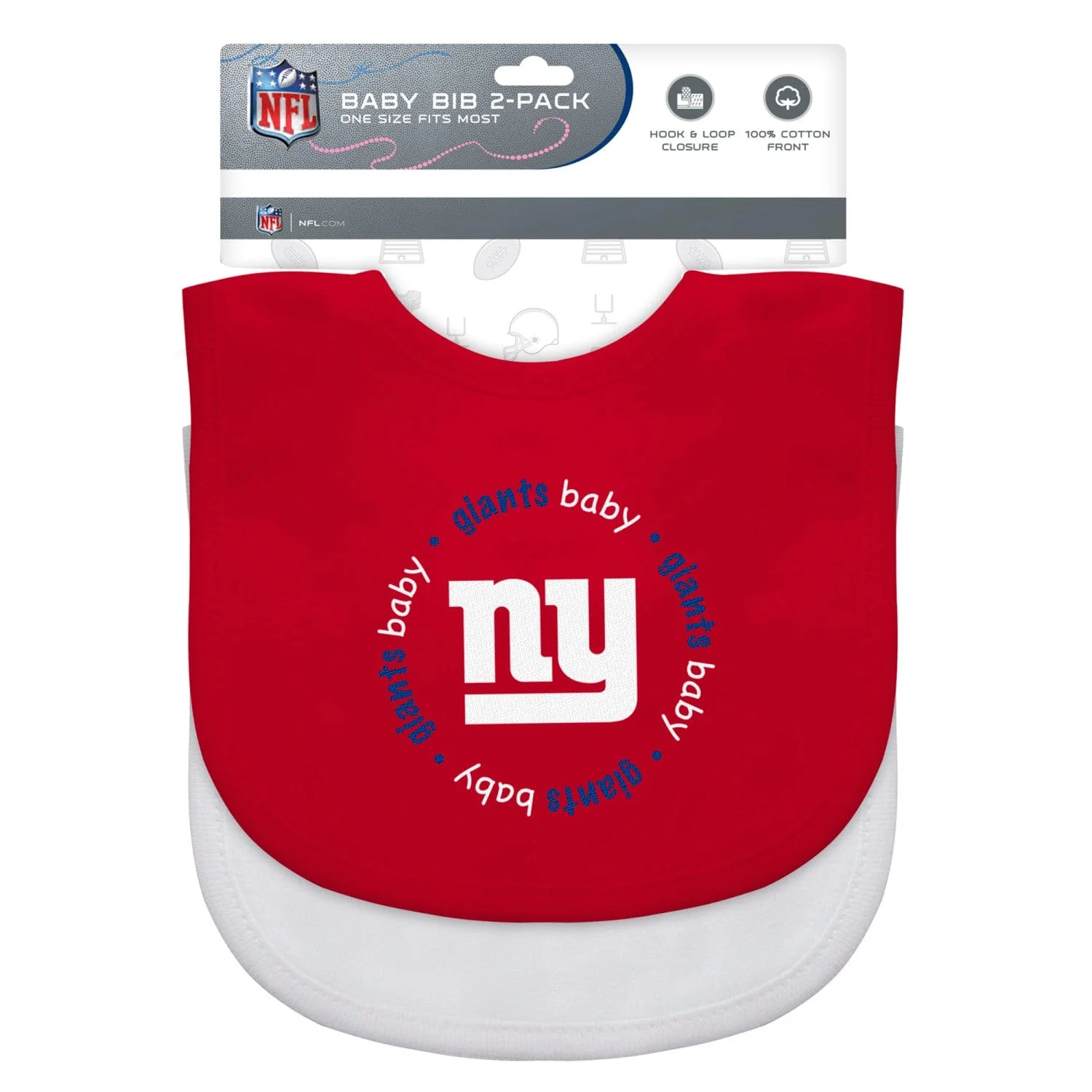 New York Giants - Baby Bibs 2-Pack - Image 2
