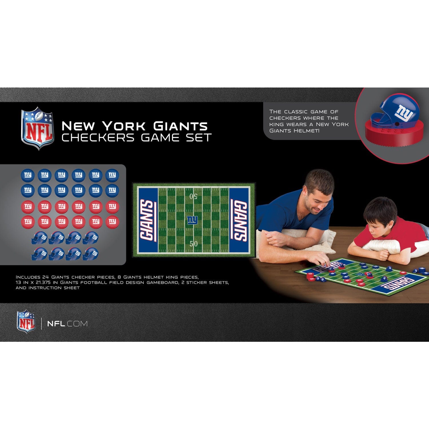 New York Giants Checkers Board Game - Image 3