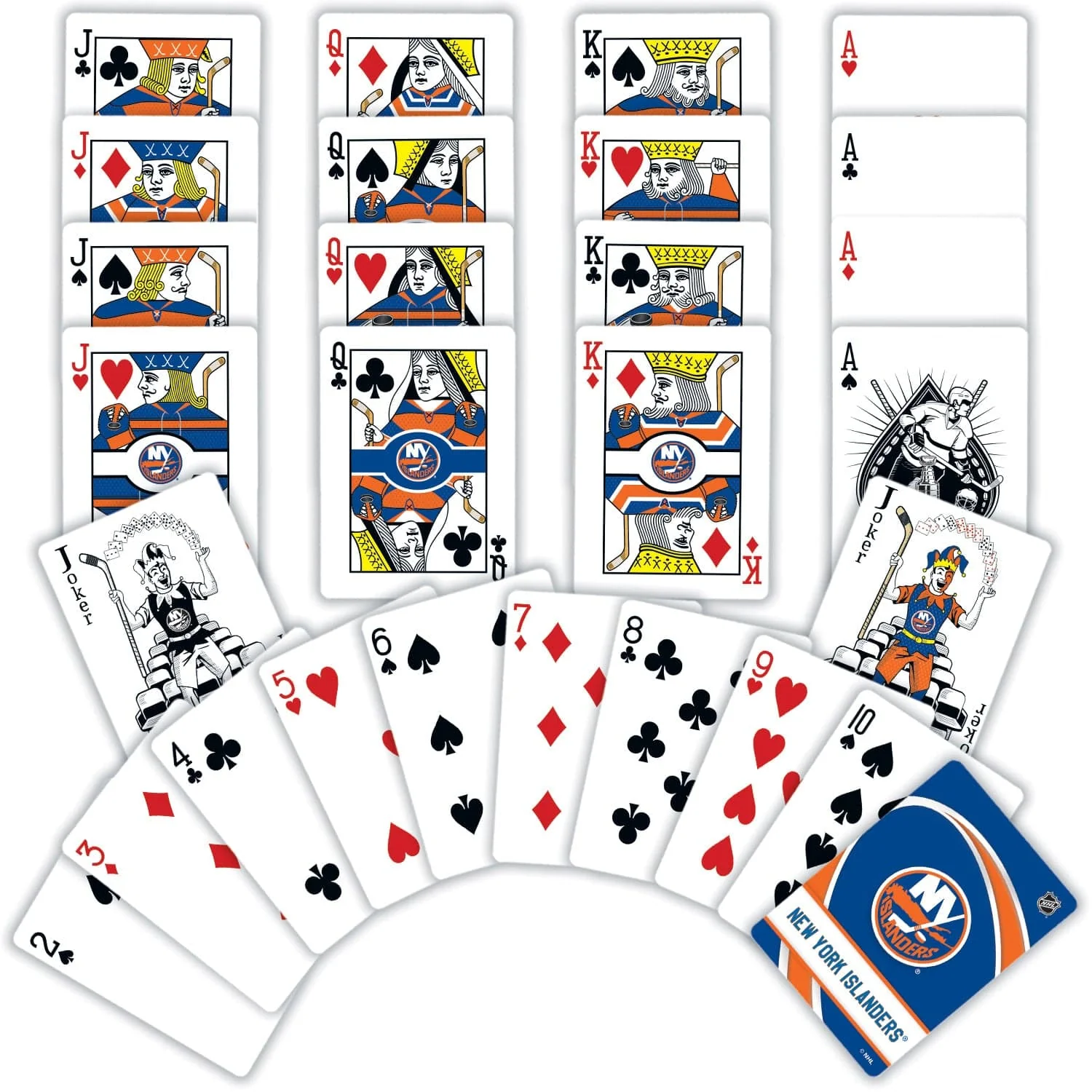 New York Islanders Playing Cards - 54 Card Deck - Image 2