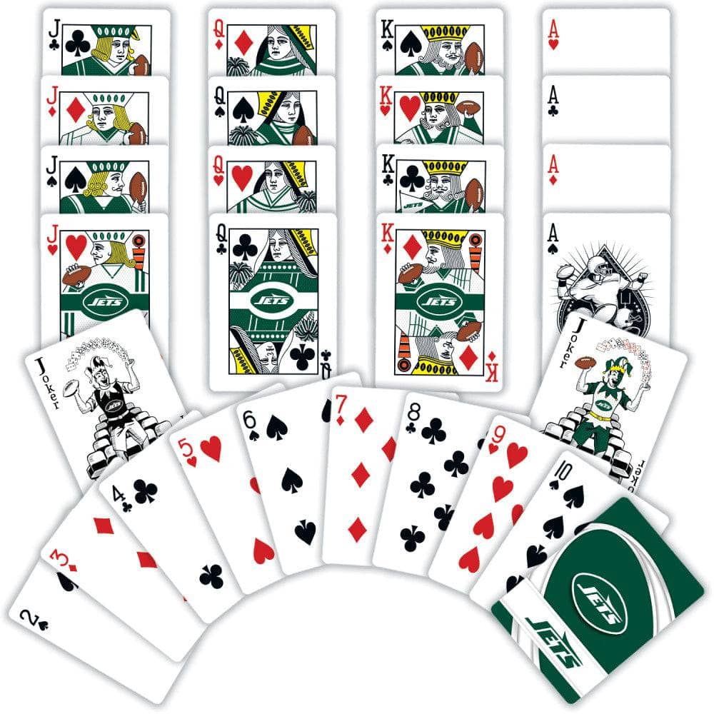 New York Jets Playing Cards - 54 Card Deck - Image 2
