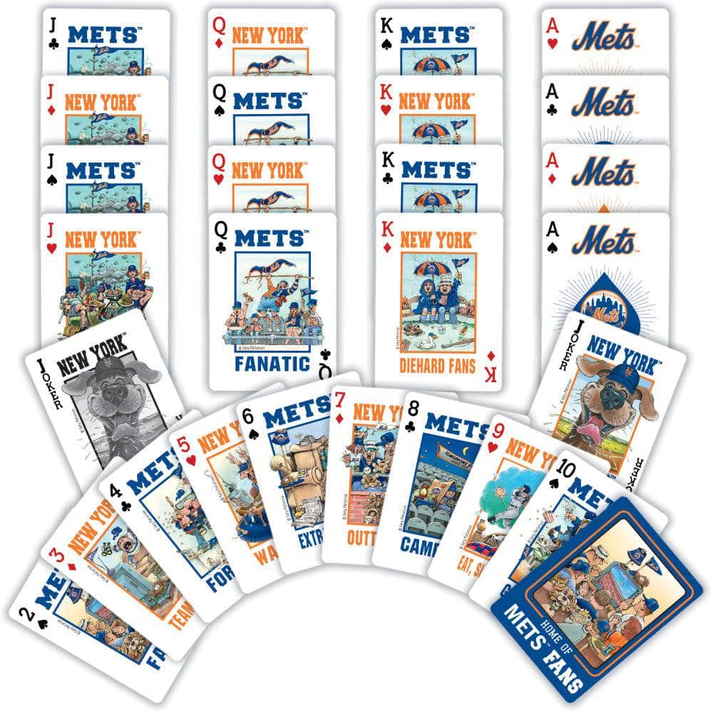 New York Mets Fan Deck Playing Cards - 54 Card Deck - Image 2