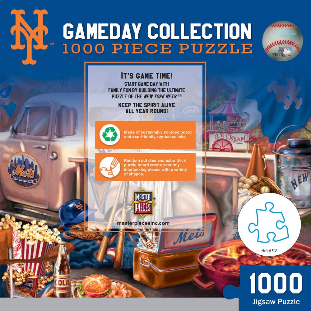 New York Mets - Gameday 1000 Piece Jigsaw Puzzle - Image 3
