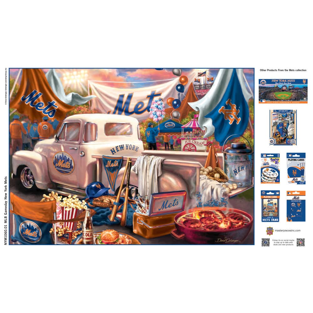 New York Mets - Gameday 1000 Piece Jigsaw Puzzle - Image 4