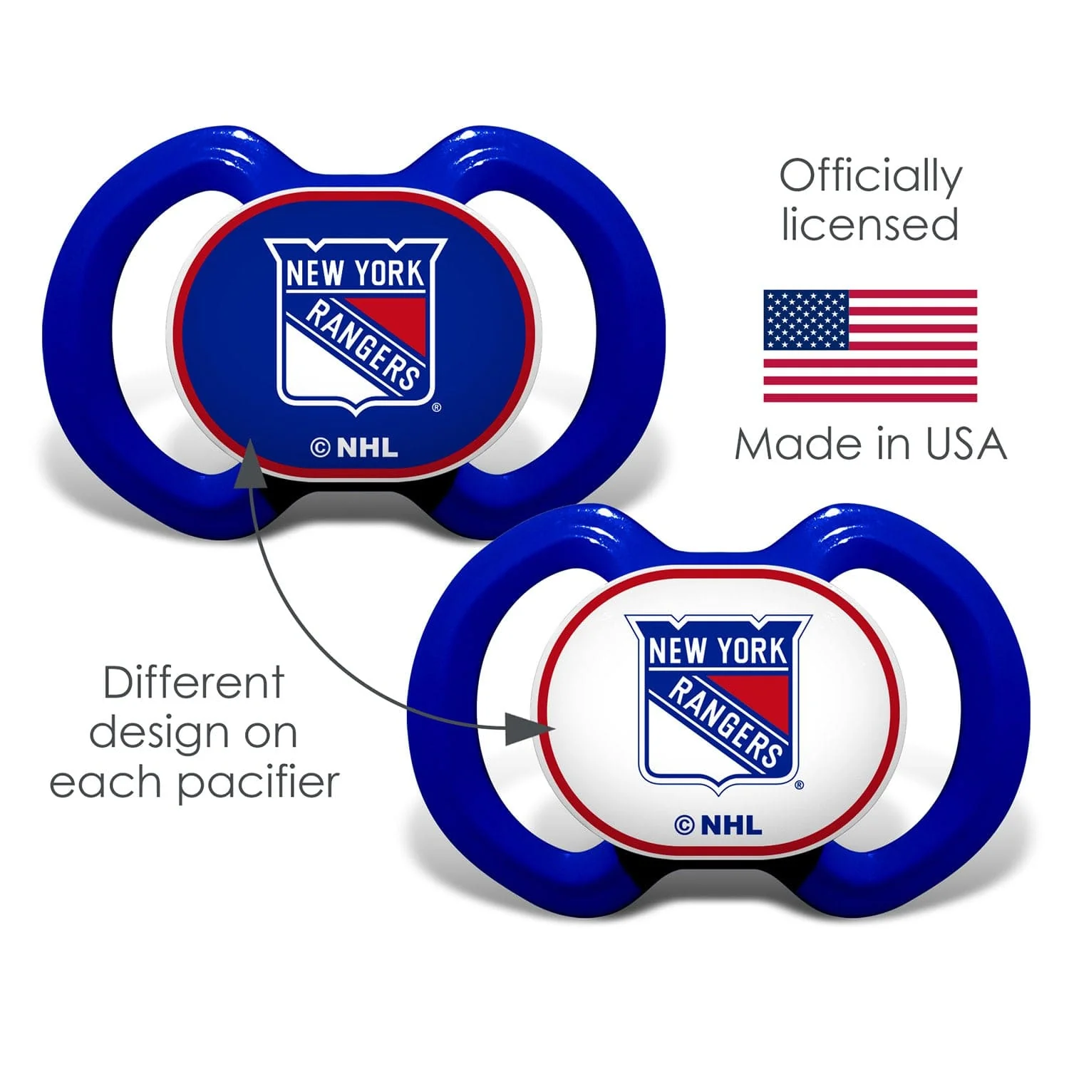 New York Rangers - Pacifier 2-Pack - Image 4