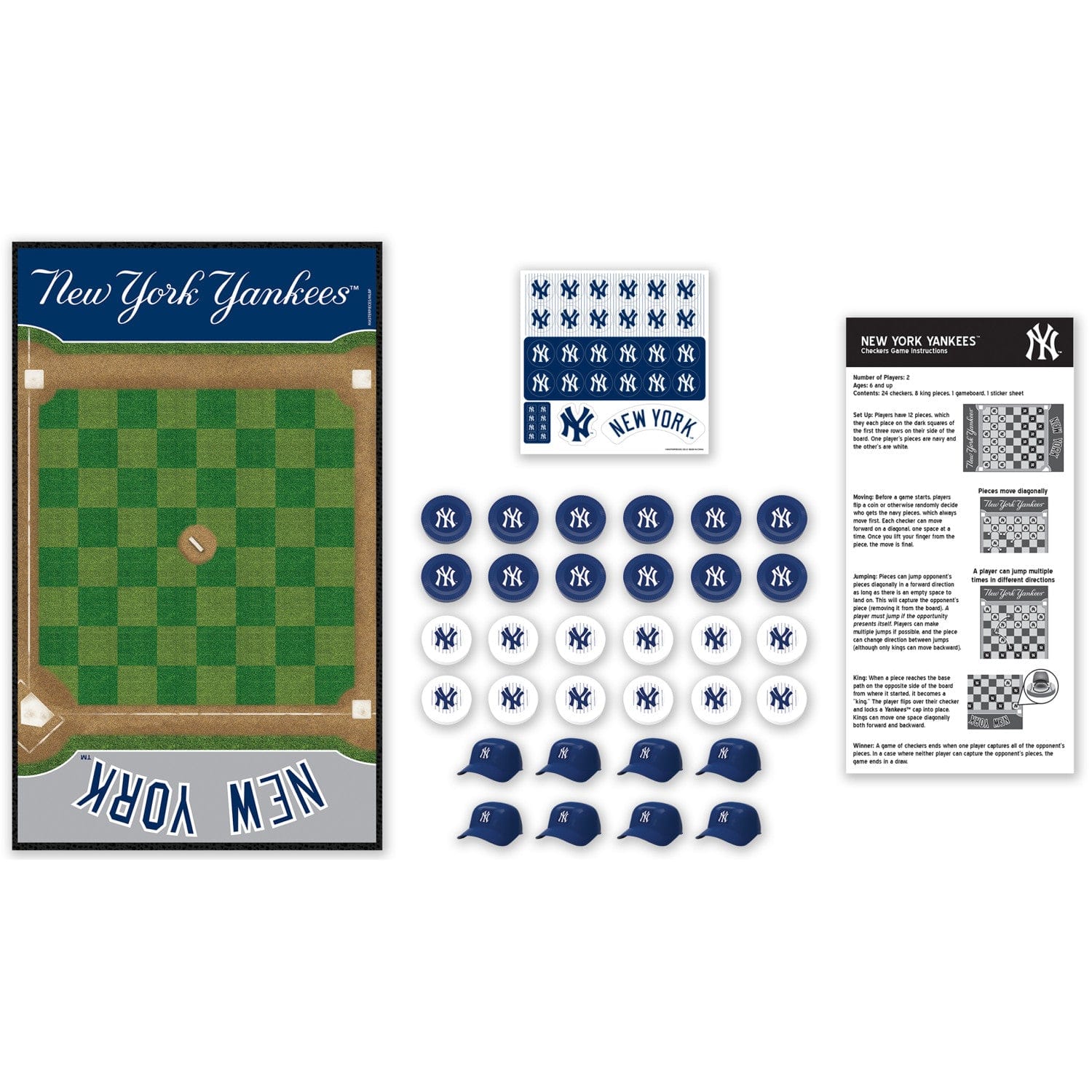 New York Yankees Checkers Board Game - Image 2