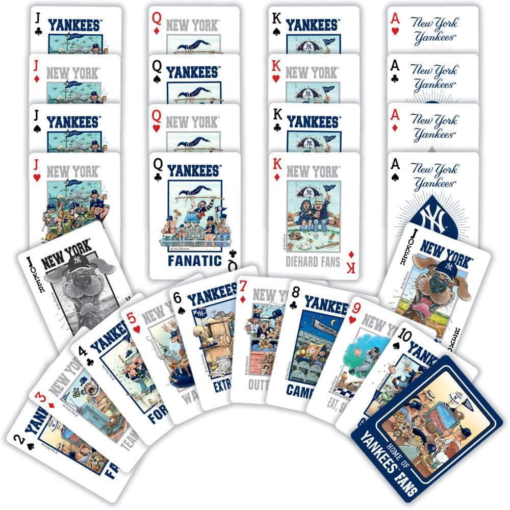 New York Yankees Fan Deck Playing Cards - 54 Card Deck - Image 2