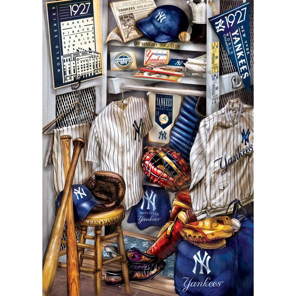 New York Yankees - Locker Room 500 Piece Jigsaw Puzzle - Image 2