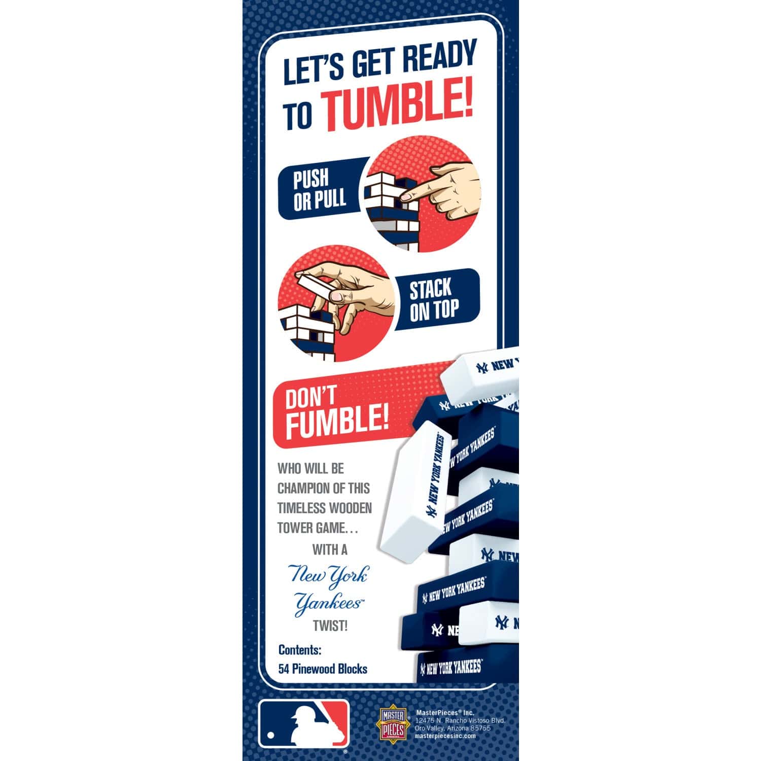 New York Yankees Tumble Tower - Image 3