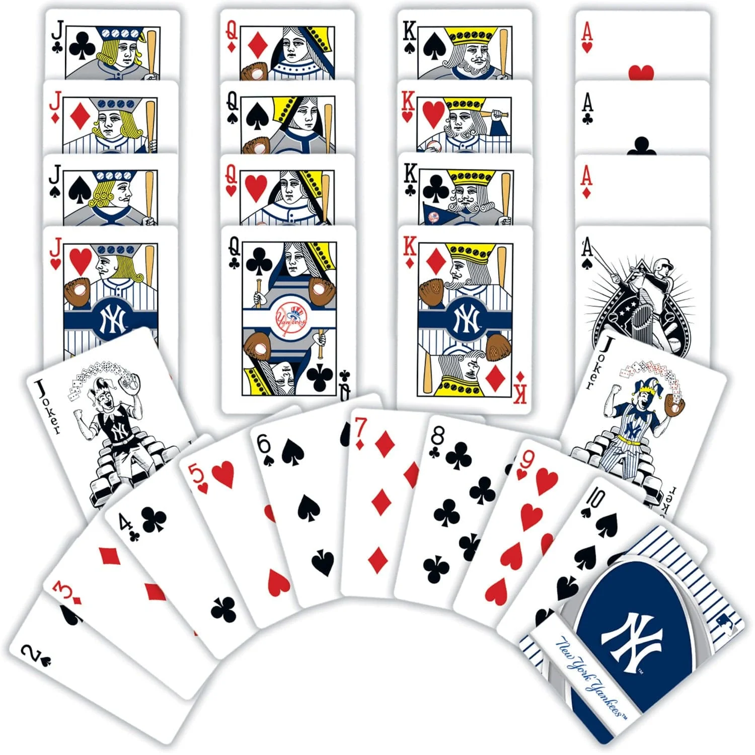 New York Yankees Playing Cards - 54 Card Deck - Image 2