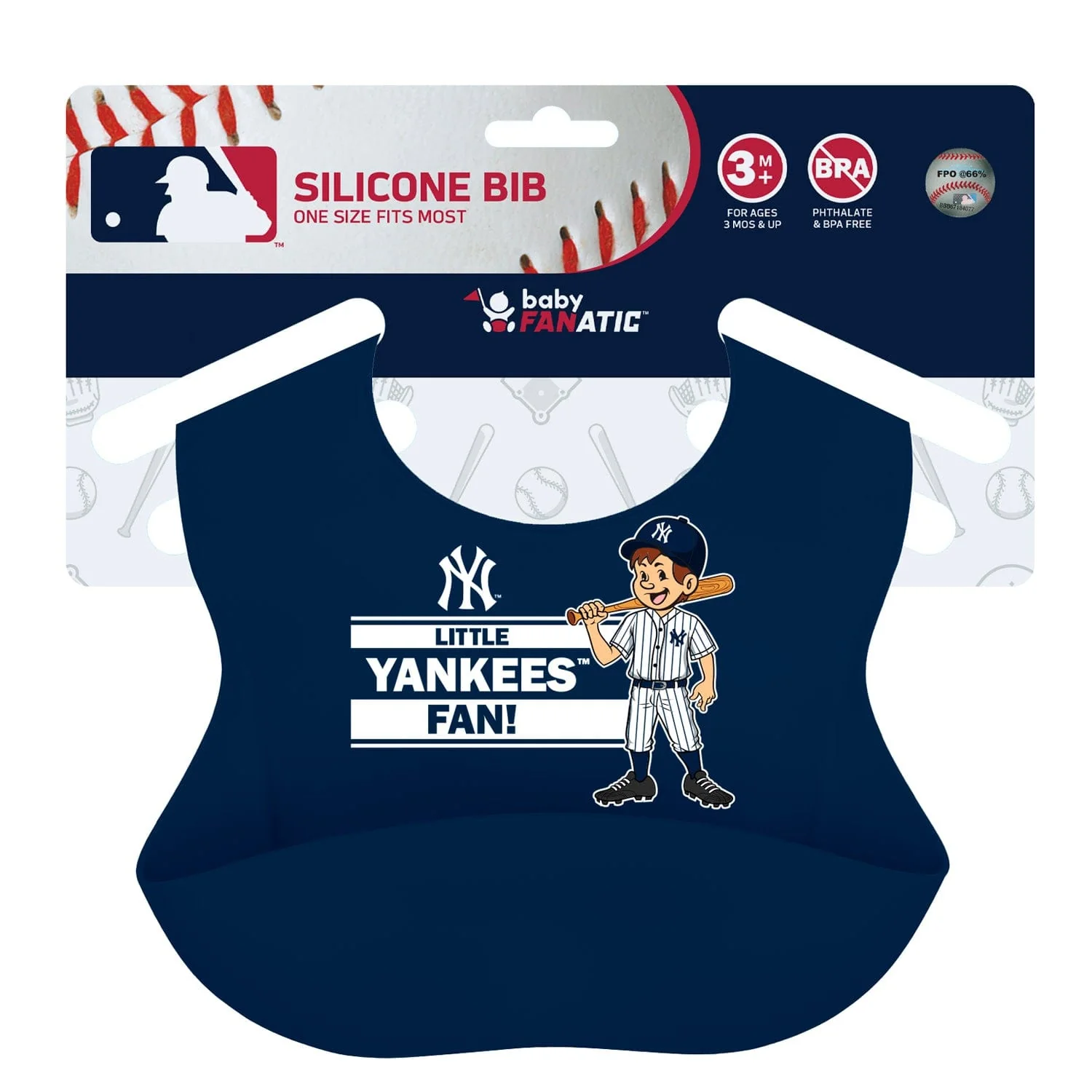 New York Yankees - MLB Silicone Bib - Image 2