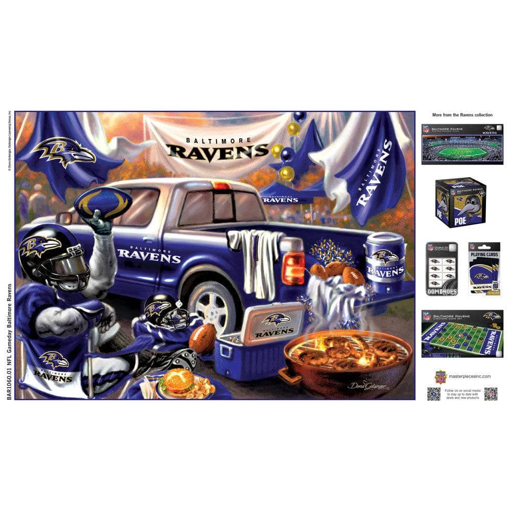 Baltimore Ravens - Gameday 1000 Piece Jigsaw Puzzle - Image 4