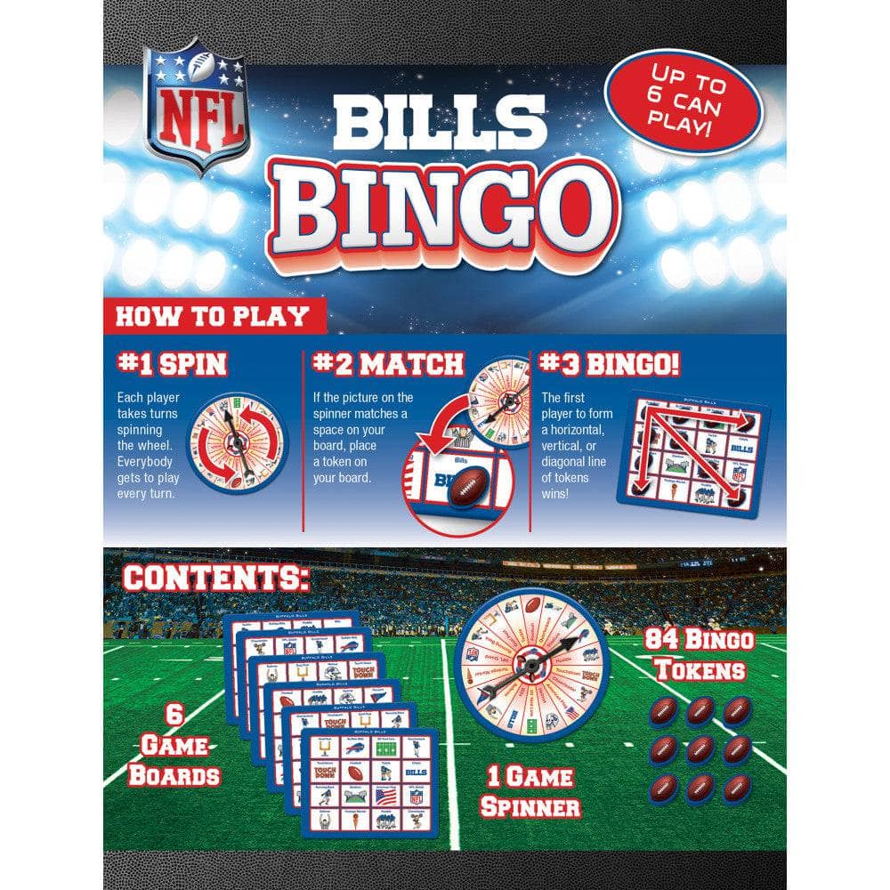 Buffalo Bills NFL Bingo Game - Image 3