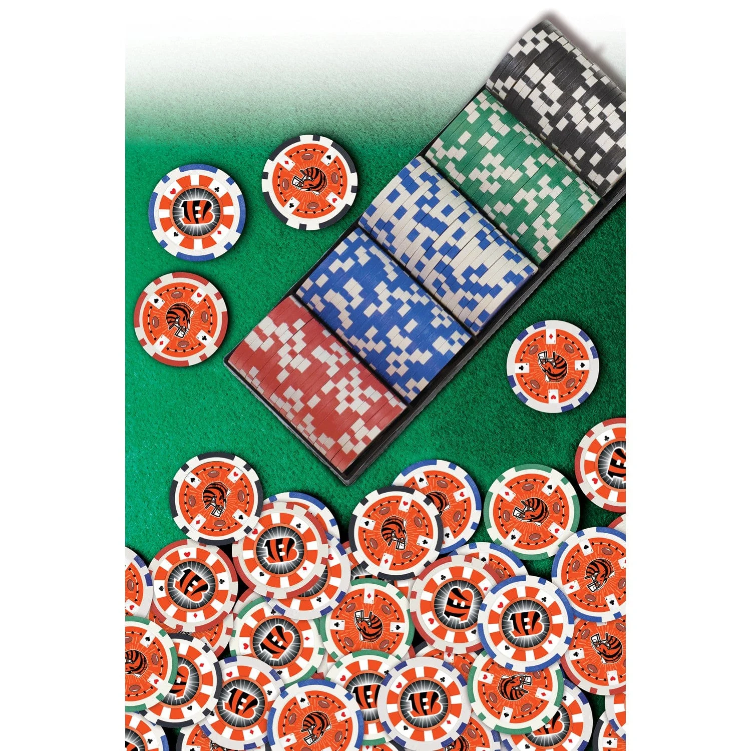 Cincinnati Bengals 100 Piece Poker Chips - Image 5