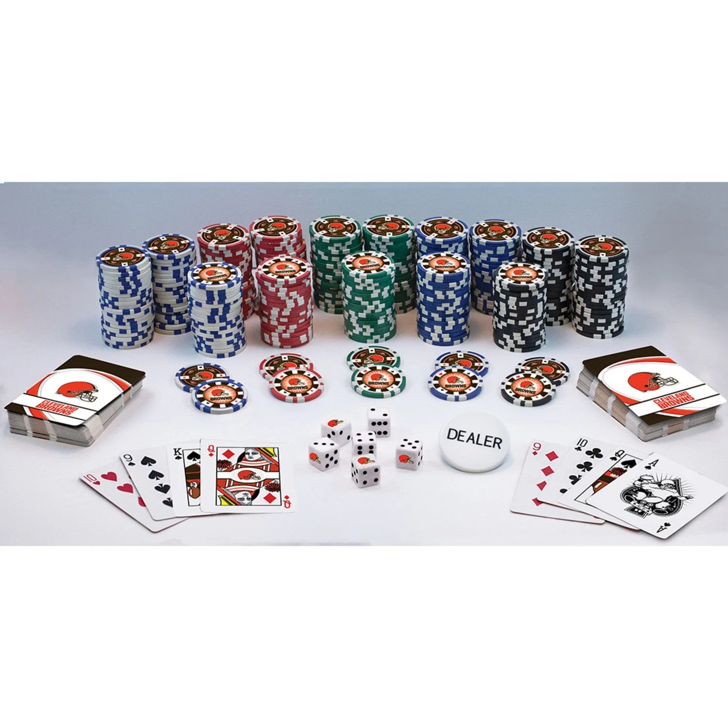 Cleveland Browns 300 Piece Poker Set - Image 2