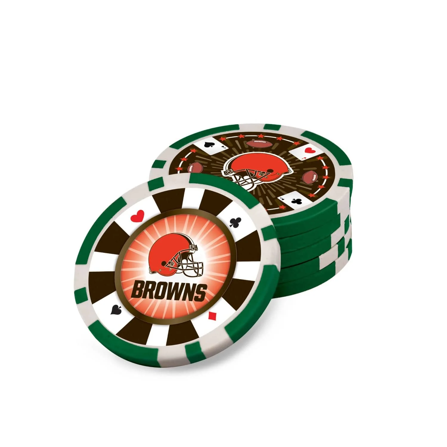 Cleveland Browns 300 Piece Poker Set - Image 4