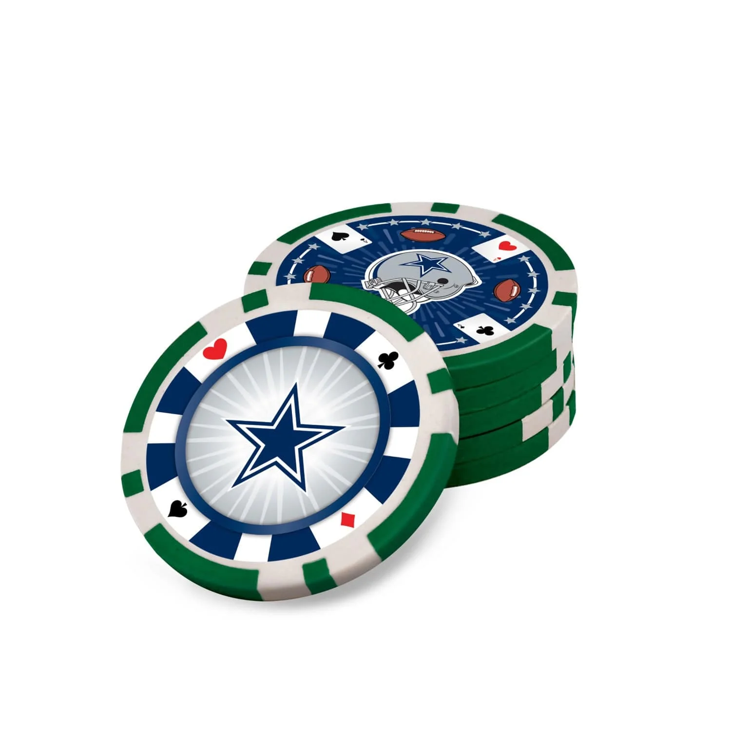 Dallas Cowboys 300 Piece Poker Set - Image 5