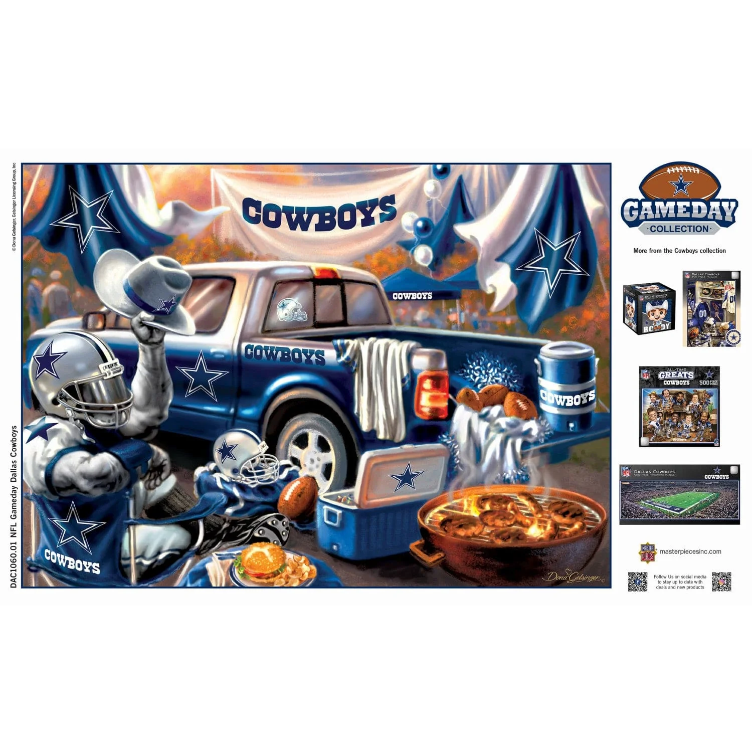 Dallas Cowboys - Gameday 1000 Piece Jigsaw Puzzle - Image 4