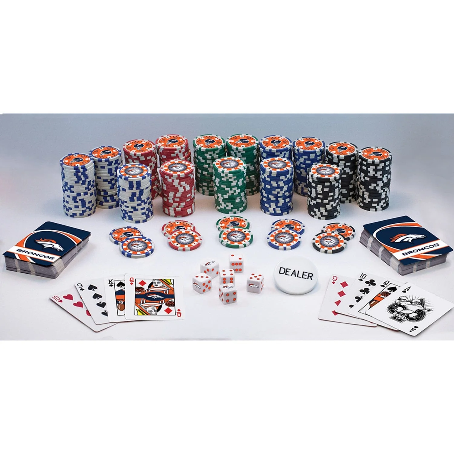 Denver Broncos 300 Piece Poker Set - Image 2