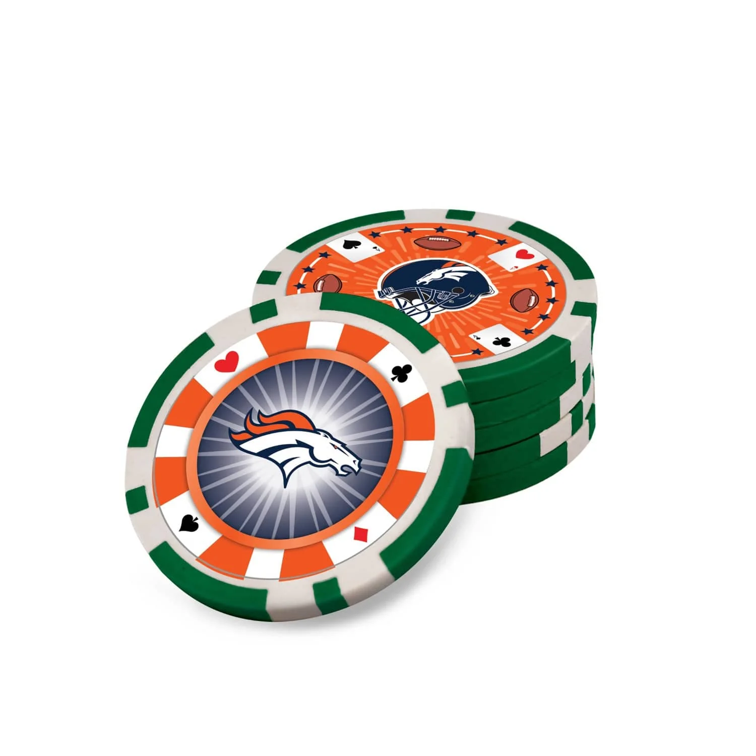 Denver Broncos 300 Piece Poker Set - Image 5