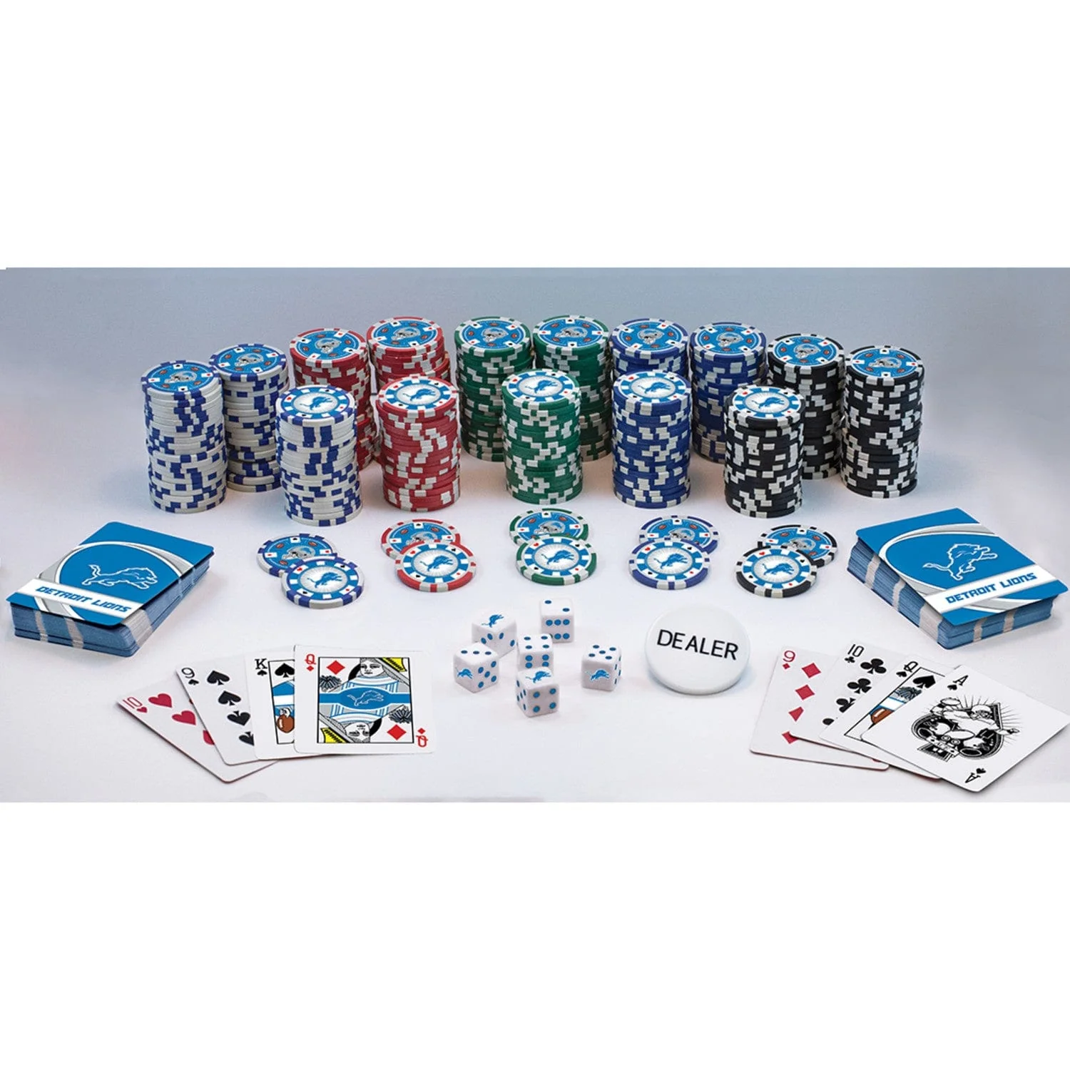 Detroit Lions 300 Piece Poker Set - Image 2
