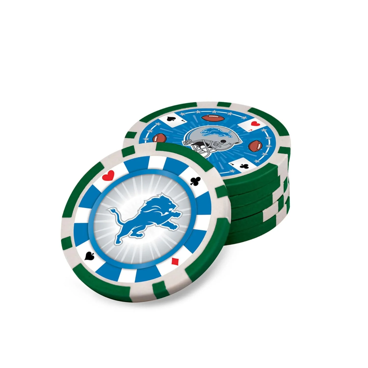 Detroit Lions 300 Piece Poker Set - Image 4