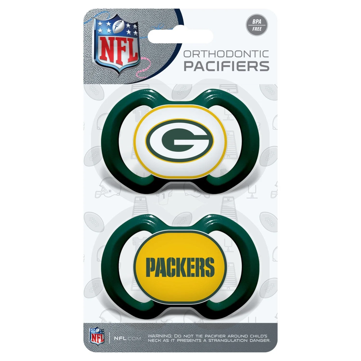 Green Bay Packers - Pacifier 2-Pack - Image 2