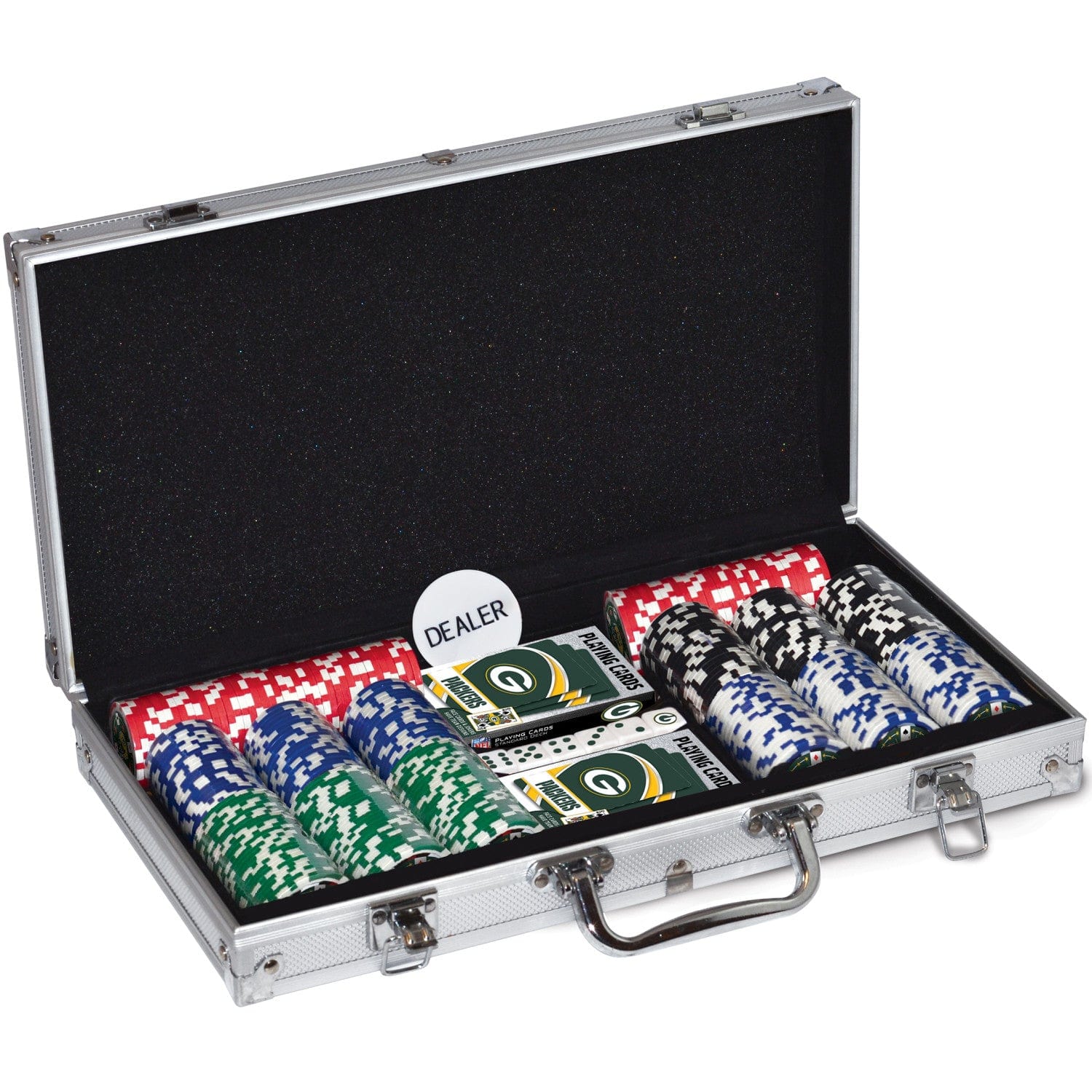 Green Bay Packers 300 Piece Poker Set - Image 3