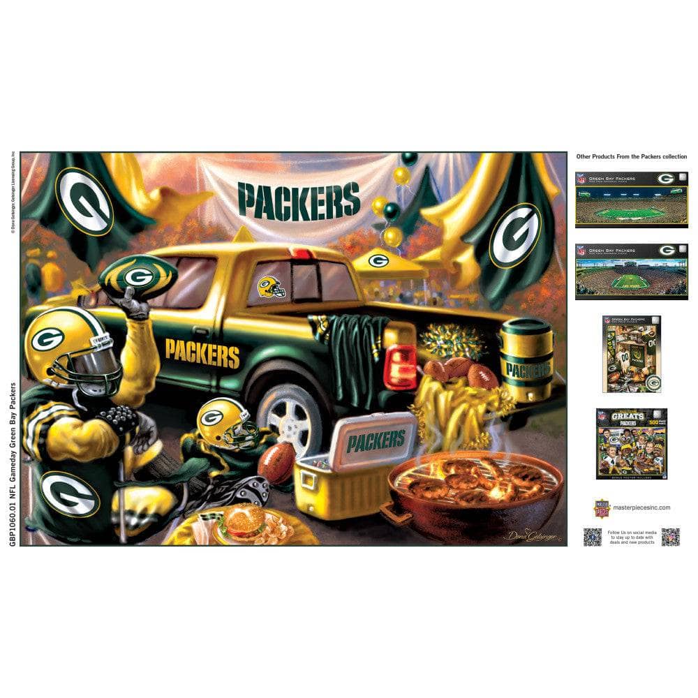 Green Bay Packers - Gameday 1000 Piece Jigsaw Puzzle - Image 4